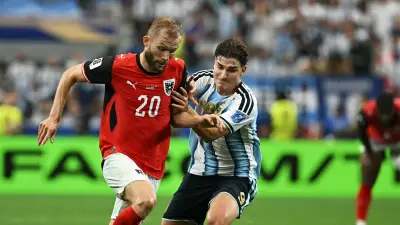 ألفاريز: نستمتع بسحر ميسي ونريد تجنب إسبانيا في المونديال