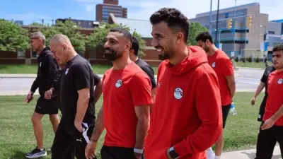 منتخب مصر يؤدي جولة سير استشفائية في كليفلاند استعداداً للمونديال