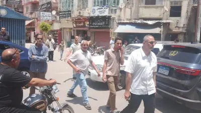 حملة مكبرة لإزالة الإشغالات بشوارع فارسكور في دمياط