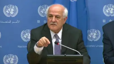 مندوب فلسطين يندد بإجراءات إسرائيل لترسيخ ضم الأراضي المحتلة