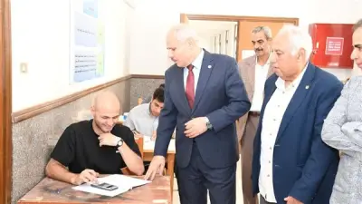 انتظام امتحانات كلية الطب البيطري بجامعة قناة السويس بمتابعة رئيس الجامعة