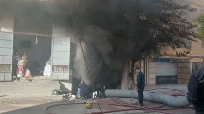 استشهاد معاون شرطة أثناء إخماد حريق بجراج سيارات في الإسكندرية