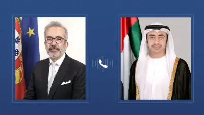 وزيرا خارجية الإمارات والبرتغال يبحثان تداعيات الاعتداءات الإيرانية