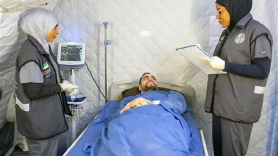 نجاح جراحة نوعية لفلسطيني من غزة في المستشفى الإماراتي العائم بالعريش
