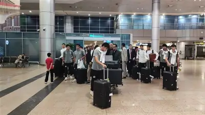 بعثة منتخب الناشئين تصل القاهرة بعد برونزية أمم أفريقيا