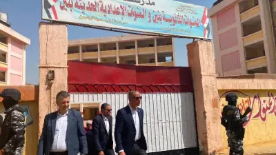 محافظ الجيزة يتفقد امتحانات الإعدادية في أبو النمرس ويطمئن على سير العملية الامتحانية