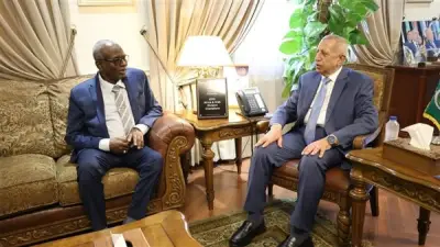 وزير البنية التحتية السوداني يزور الأكاديمية العربية لبحث التعاون المشترك