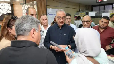محافظ الجيزة يتفقد المركز التكنولوجي بحي الهرم ويوجه بتسريع الخدمات