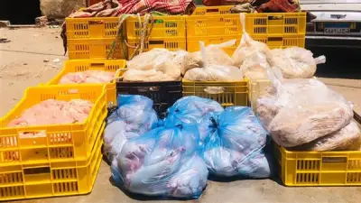 ضبط دواجن ولحوم فاسدة في حملة تموينية بالفيوم
