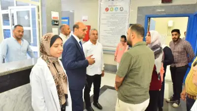 محافظ أسيوط يتفقد وحدة طب الأسرة بقرية المعصرة لمتابعة الخدمات الصحية