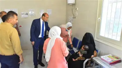 محافظ أسيوط يتفقد وحدة طب الأسرة بقرية المعصرة ويوجه بتحسين الخدمات