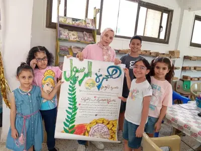 ورش حكي ومعارض فنية لتنمية وعي الأطفال في بيت ثقافة طيران مصر الجديدة