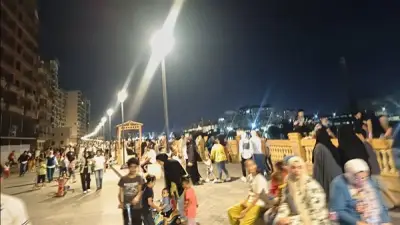ممشى توريل بالمنصورة متنفس مجاني للأسر بعد تطويره