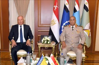 اللواء أشرف سالم زاهر يلتقي نائب رئيس وزراء البوسنة والهرسك