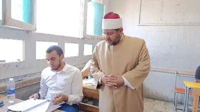 متابعة امتحانات الثانوية الأزهرية بأسوان وانتظام اللجان