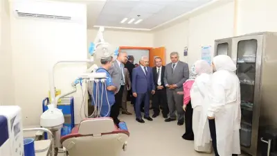رئيس جامعة المنيا يتفقد المستشفى الثلاثي الجامعي لمتابعة جاهزيته