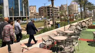 محافظ الدقهلية يتفقد حدائق حي شرق وميدان أم كلثوم بالمنصورة