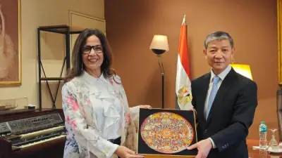 وزيرة الثقافة تبحث مع سفير الصين تعزيز التعاون الثقافي المشترك