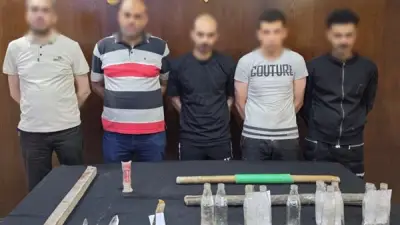 ضبط طرفي مشاجرة بالأسلحة البيضاء والألعاب النارية في المرج