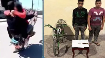 ضبط قائد دراجة نارية وشخص آخر بعد فيديو يعرض حياة المواطنين للخطر