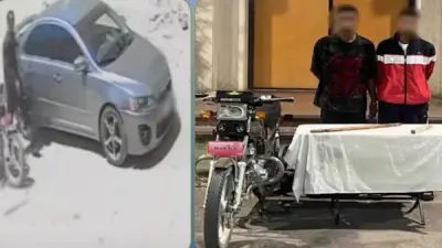 ضبط متهمين بالتعدي على سيارة بسبب خلافات جيرة بالسويس