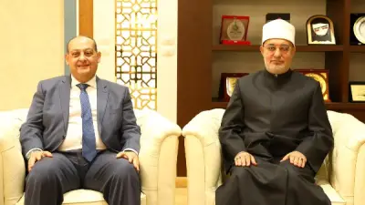 مفتي الجمهورية يبحث مع مساعد وزير الخارجية سبل تعزيز التعاون الثقافي المشترك