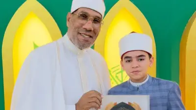 محمد القلاجي يتوج بالمركز الأول في مسابقة كربلاء الدولية للقرآن