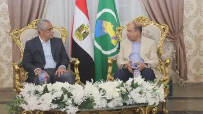 محافظ المنيا ووزير الإنتاج الحربي يتفقدان مشروعات حياة كريمة