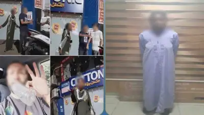 الوراق: القبض على فتاة أفريقية تعدت على شخصين بقطعة زجاج