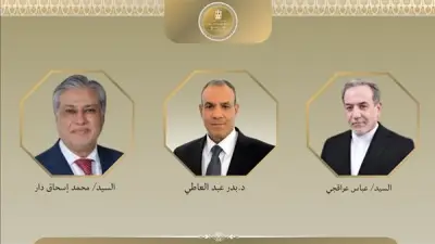 وزير الخارجية يبحث مع نظيريه الباكستاني والإيراني تطورات المفاوضات الأمريكية-الإيرانية