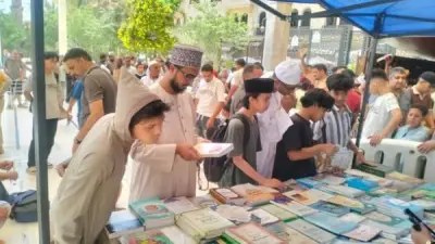 للجمعة الثانية.. إقبال كثيف على معرض الأعلى للشئون الإسلامية بمسجد الحسين