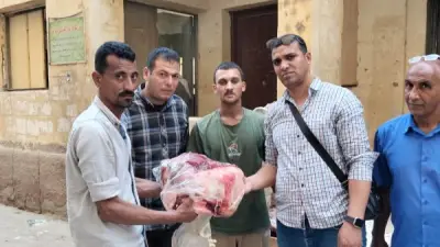 ضبط 600 كيلو لحوم وأسماك وكبدة فاسدة في حملة تموينية بمنفلوط بأسيوط