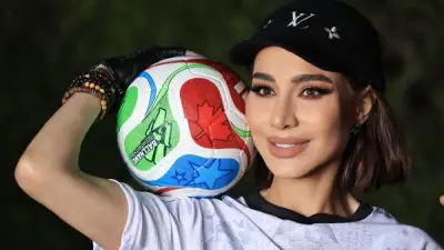 بسمة وهبة ترتدي زي المنتخب وتوجه رسائل دعم قوية للفراعنة