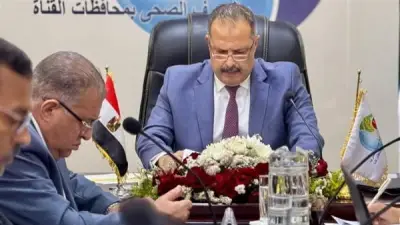 مياه القناة تطلق حملات غسيل وتعقيم الشبكات وفحص العينات في جميع القرى والمراكز