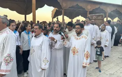 لليوم الثالث.. توافد الأقباط على دير الجنادلة بأسيوط لإحياء احتفالات الحديد