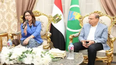وزيرة الثقافة ومحافظ المنيا يبحثان تطوير البنية التحتية للمواقع الثقافية