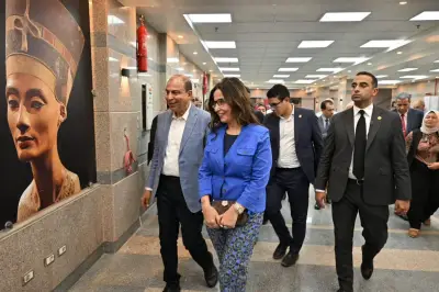 وزيرة الثقافة ومحافظ المنيا يتفقدان مشروعي تطوير مسرح قصر ثقافة المنيا وأبو قرقاص