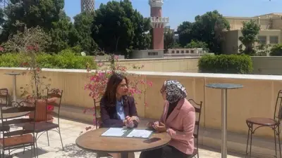 جيهان زكي وحنان مجدي تبحثان تعزيز الخدمات الثقافية بالوادي الجديد