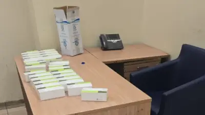 ضبط أدوية مهربة داخل كراتين مياه زمزم بمطار القاهرة