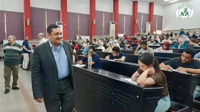 عميد بيطري القاهرة يتفقد امتحانات البكالوريوس والدراسات العليا في إجازة رسمية