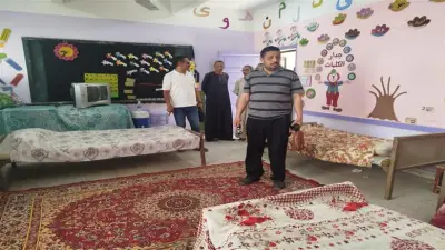 مدير تعليم دشنا يتفقد لجان الثانوية ويؤكد جاهزية استراحات المعلمين