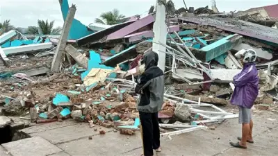 زلزال بقوة 6.7 درجة يضرب إندونيسيا وهزات ارتدادية قوية