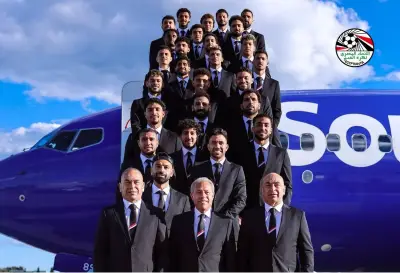 بعثة منتخب مصر تغادر إلى كندا استعداداً لمواجهة نيوزيلندا