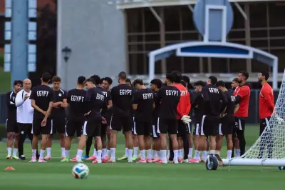 منتخب مصر يخوض تدريباته بسبوكين استعداداً لمواجهة إيران