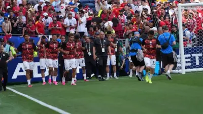 إحماء منتخب مصر قبل مواجهة بلجيكا في كأس العالم 2026 (صور)