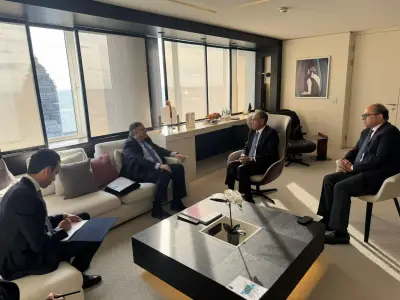 وزير الخارجية يلتقي المدير التنفيذي لمجموعة شركات كوبيلوزوس لبحث التعاون المشترك