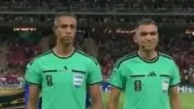 أمين عمر وأبو الرجال ضمن طاقم حكام مباراة العراق والنرويج في المونديال