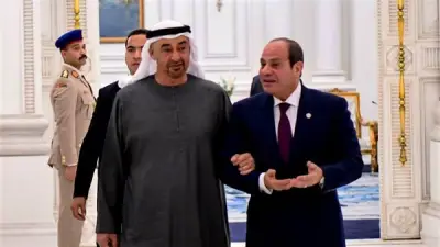 السيسي وبن زايد يبحثان الرؤية المصرية لاستقرار المنطقة