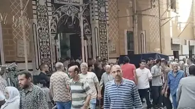 تشييع جثمان ضحية طليقها في المنوفية وسط حالة من الحزن