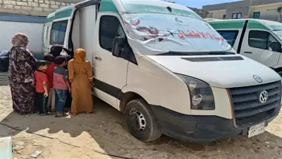 قافلة طبية مجانية من صحة المنيا بقرية صندفا تضم 10 تخصصات
